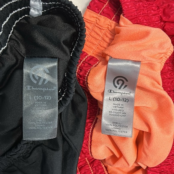 Champion girl’s athletic shorts 2 pairs set - Picture 6 of 8